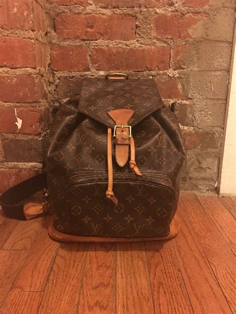 louis vuitton backpack etsy|authentic Louis Vuitton backpack.